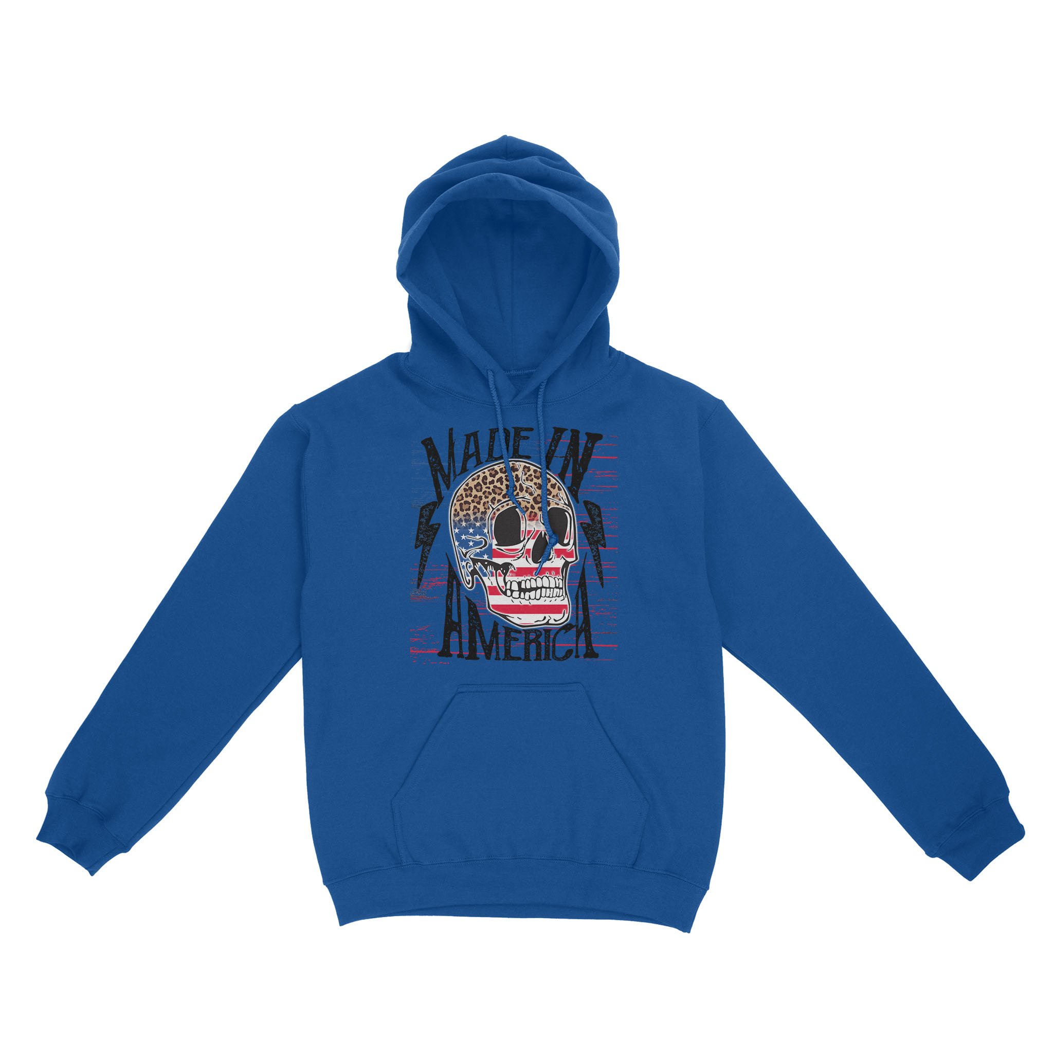 Skull Leopard And Us Flag Shirt, Made In America Patriotic Hoodie 4Th Of July Myfihu – Tnn585 D09