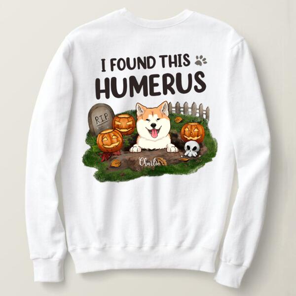 Personalized Halloween Pumpkin Sweatshirt – Gift Ideas For Dog Lovers – Custom Dog Shirts For Humans