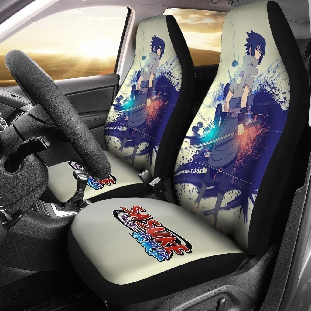 Amazing Sasuke Uchiha Naruto Car Seat Covers Lt04