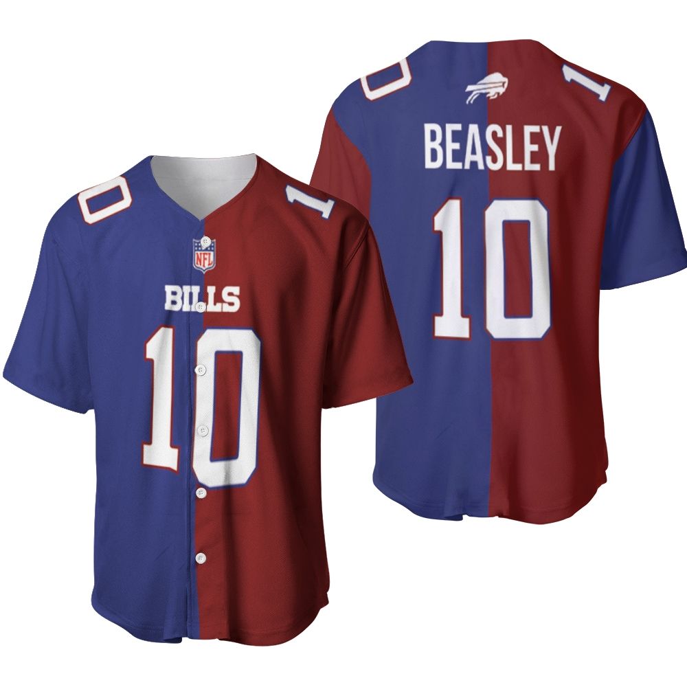 Buffalo Bills Cole Beasley #10 Great Player NFL Vapor Limited Royal Red Two Tone Jersey Style Gift For Bills Fans Baseball Jersey