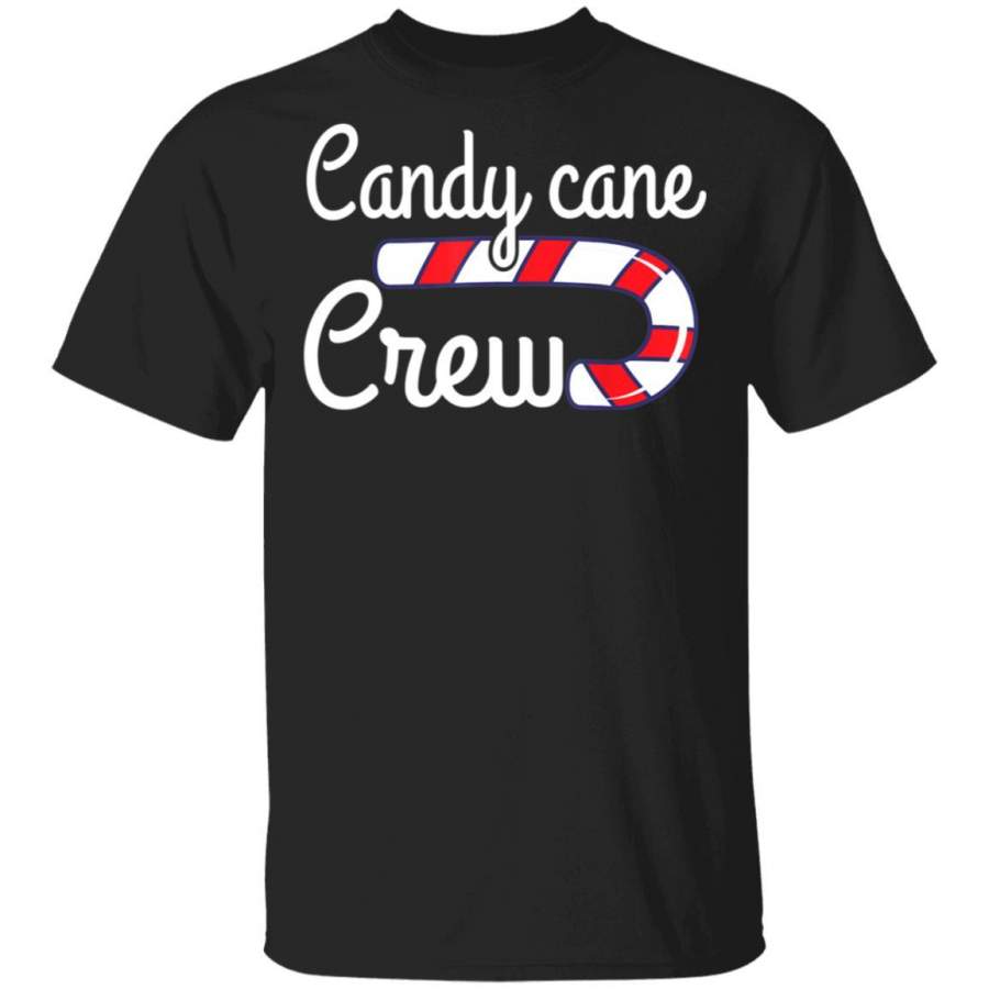 Christmas Candy Cane Crew Family Xmas Gift Matching T-Shirt