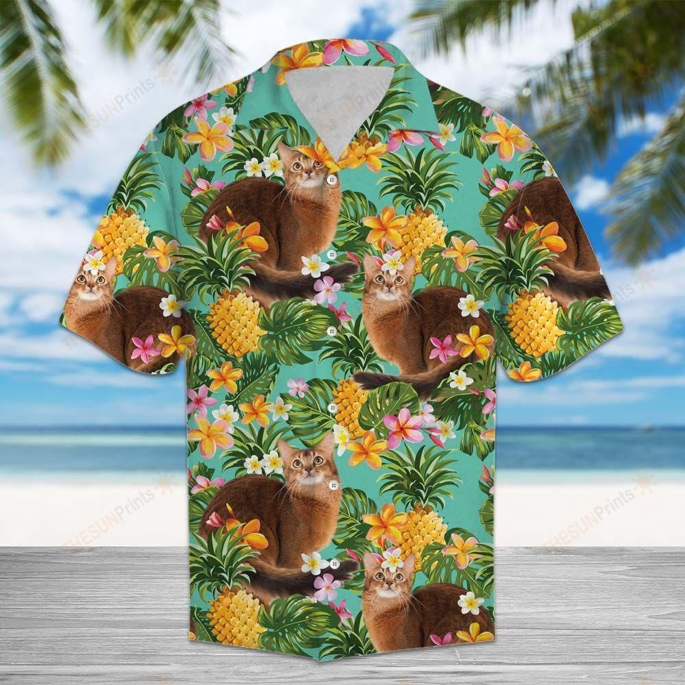 Tropical Pineapple Somali Hawaiian Shirt Ha31602