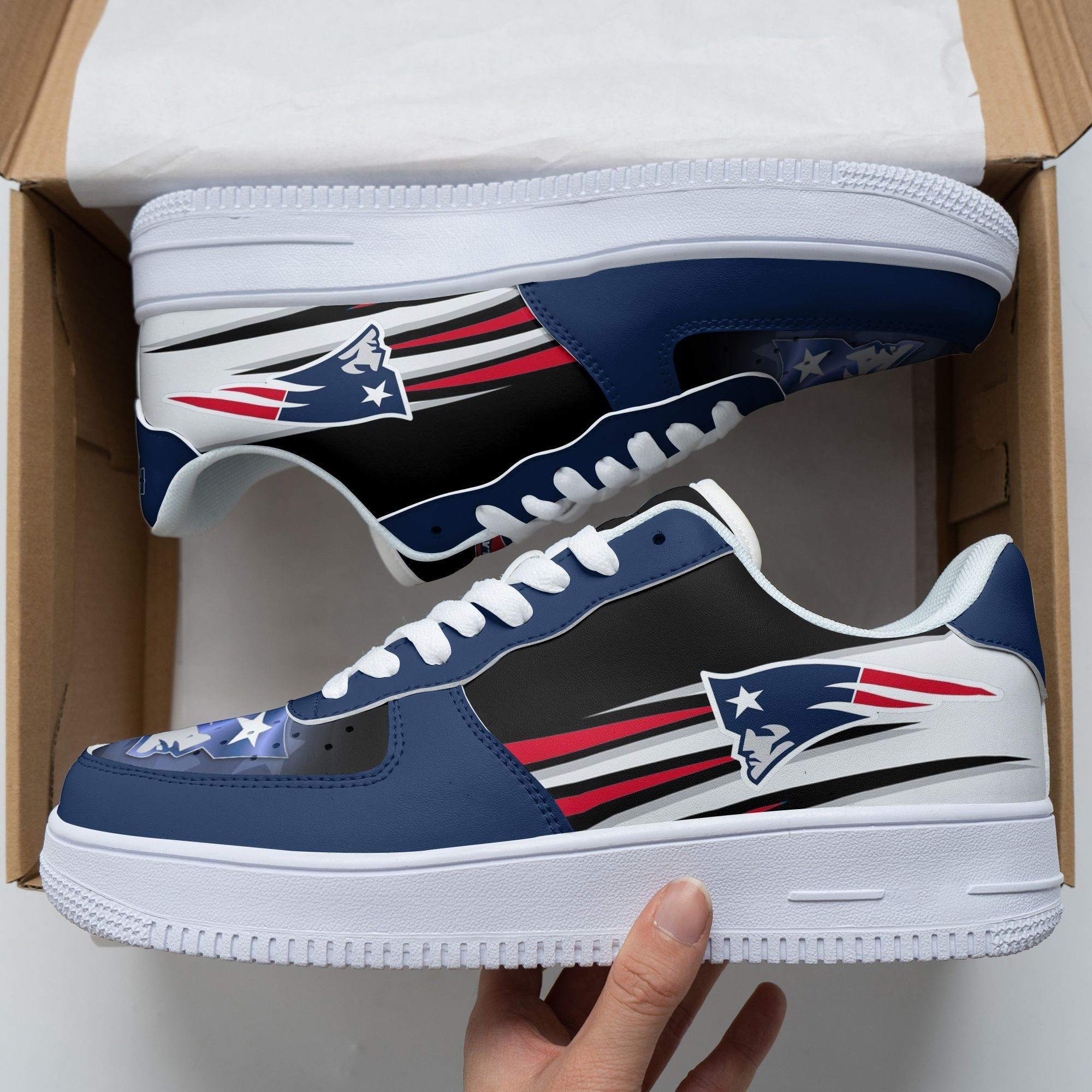 New England Patriots Af1 Shoes 169