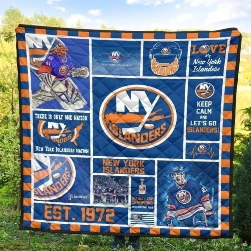 New York Islanders Quilt Blanket MN06