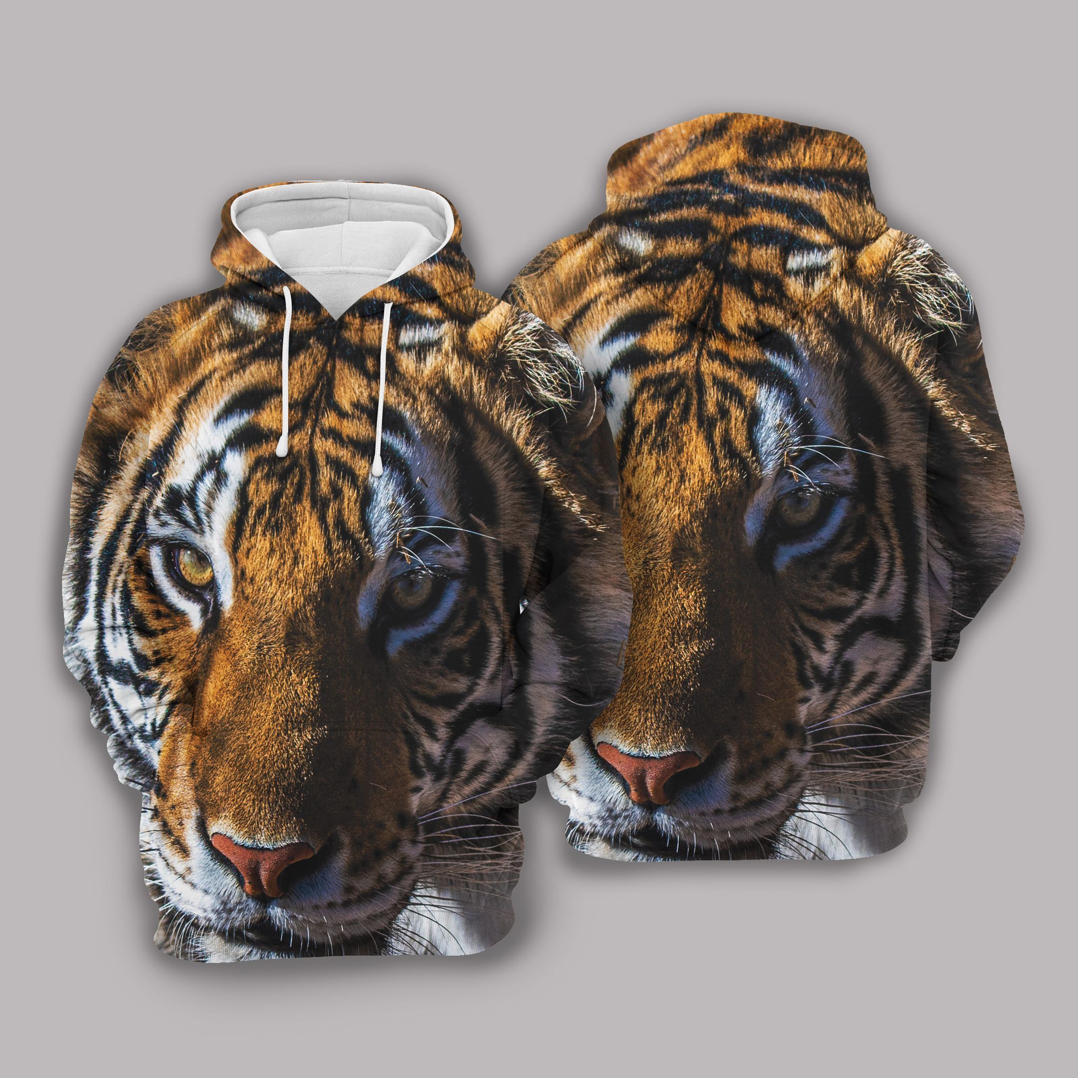 Tiger Pullover Unisex Hoodie Bt14 #19946