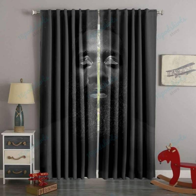 3D Printed James Harden Custom Living Room Curtain