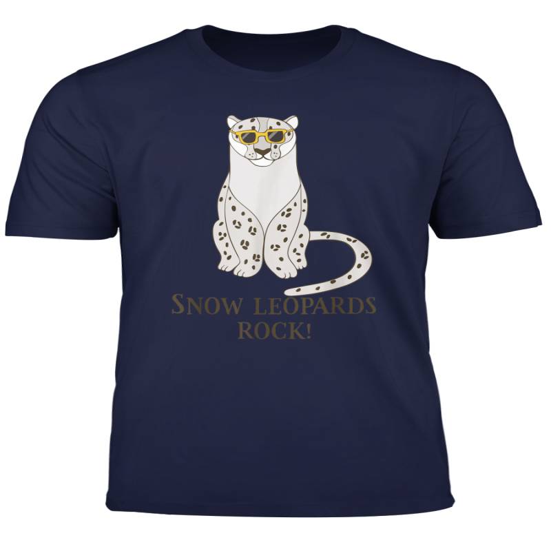 Snow Leopards Rock Fun Cute Snow Leopard Love T Shirt