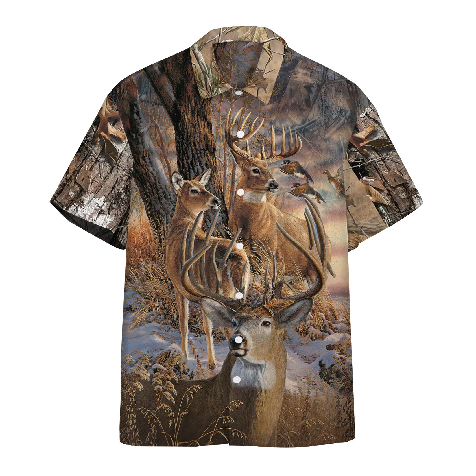 Gearhumans Deer Hunting Hawaiian Shirt Ha101176