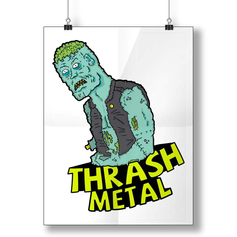 Thrash Metal Poster - Poster Art Design