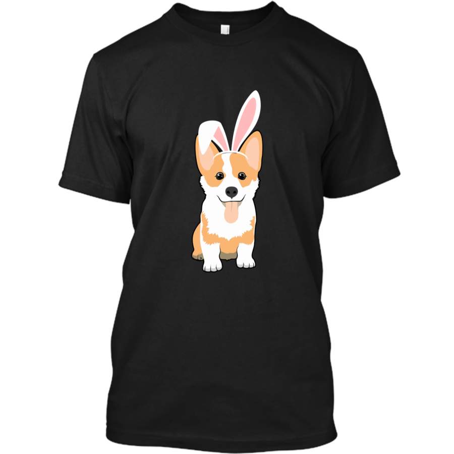 Corgi Easter Day Bunny Dog Lover Shirt Custom Ultra Cotton