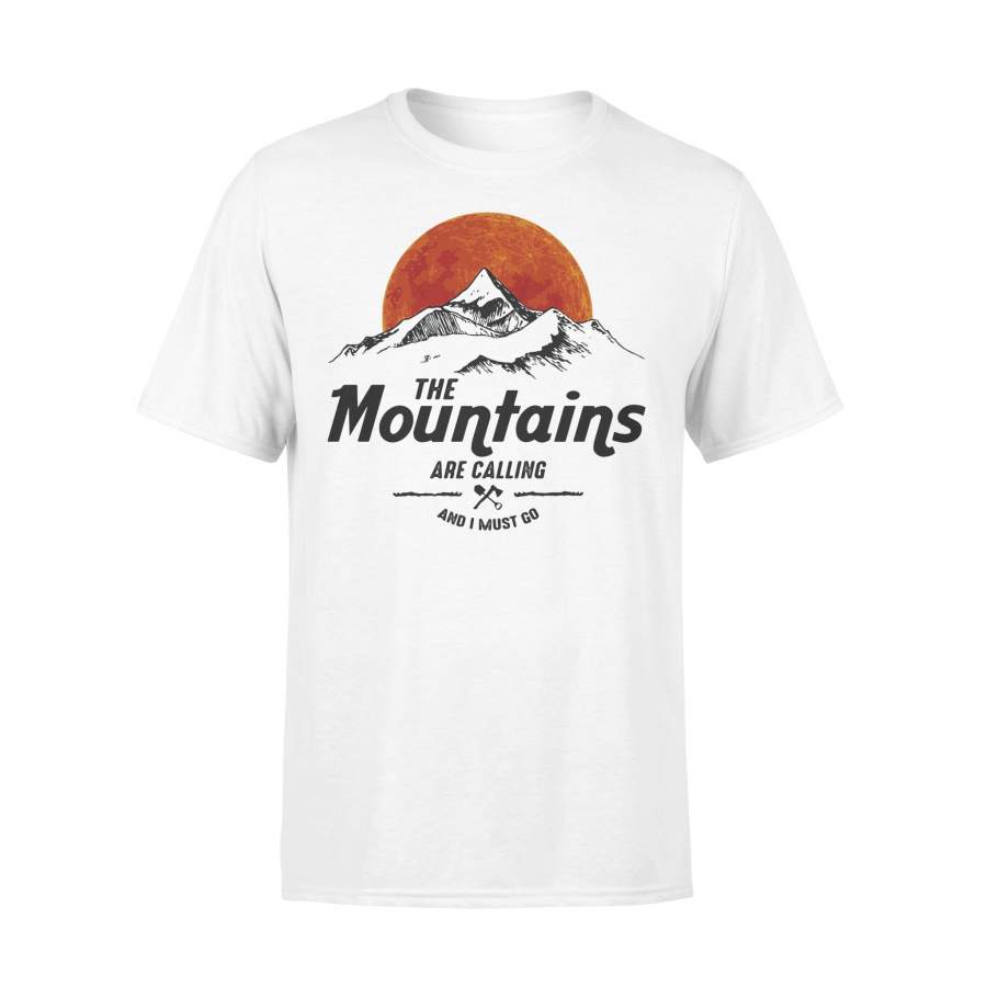 Hiking The Mountains Are Calling And I Must Go Sunshine T-shirt