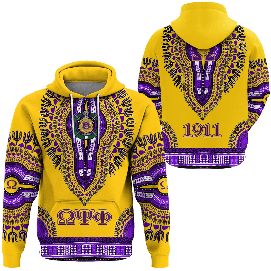 Africa Zone Hoodie – Omega Psi Phi Dashiki Hoodie A31