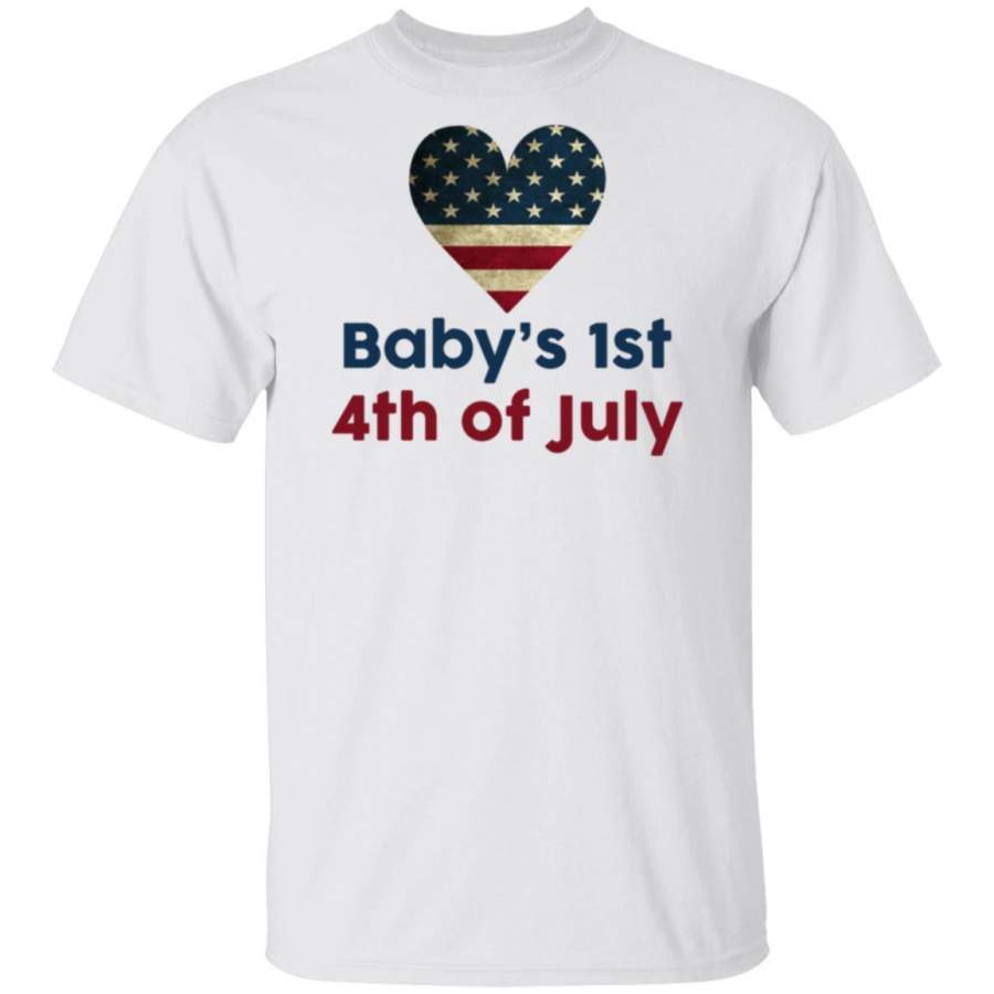 Baby’s 1st 4th of July T-Shirt