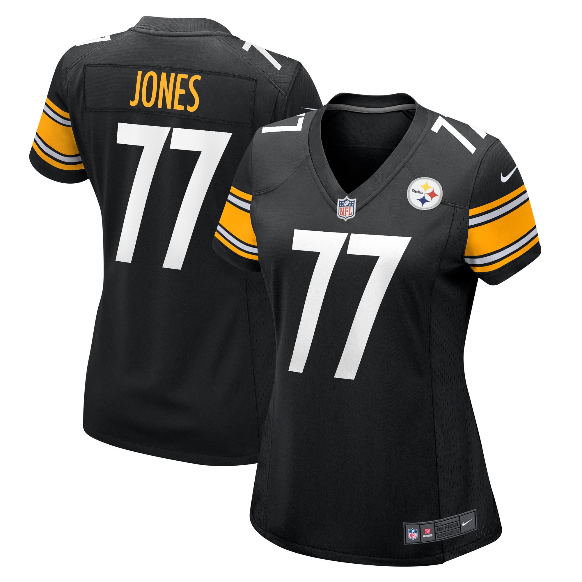 Women’s Pittsburgh Steelers Broderick Jones  Black  Game Jersey