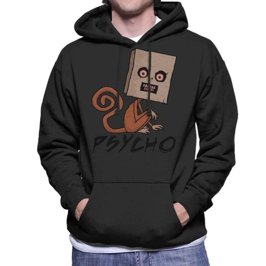 Sack Monkey Psycho Men’s Hooded Sweatshirt