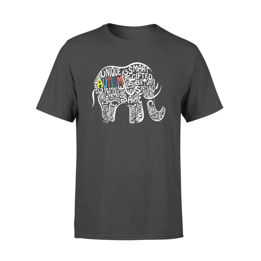 Autism Awareness Elephant T Shirt – Standard T-shirt