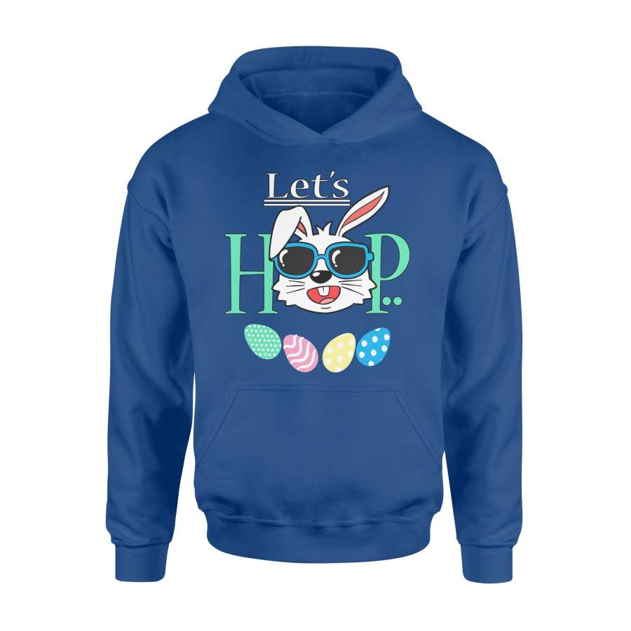 Boys Easter Bunny Lets Hop Kid’s Easter Bunny Hoodie