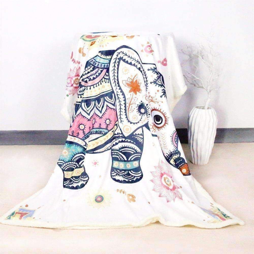 Adorable Elephant CLA1910039F Sherpa Fleece Blanket