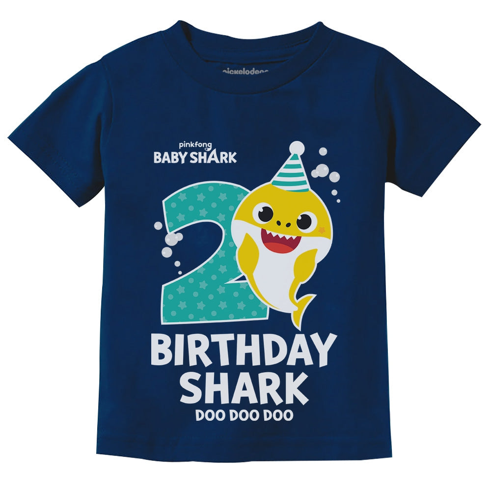 Baby Shark Shirt 2 Year Old Birthday T-Shirt