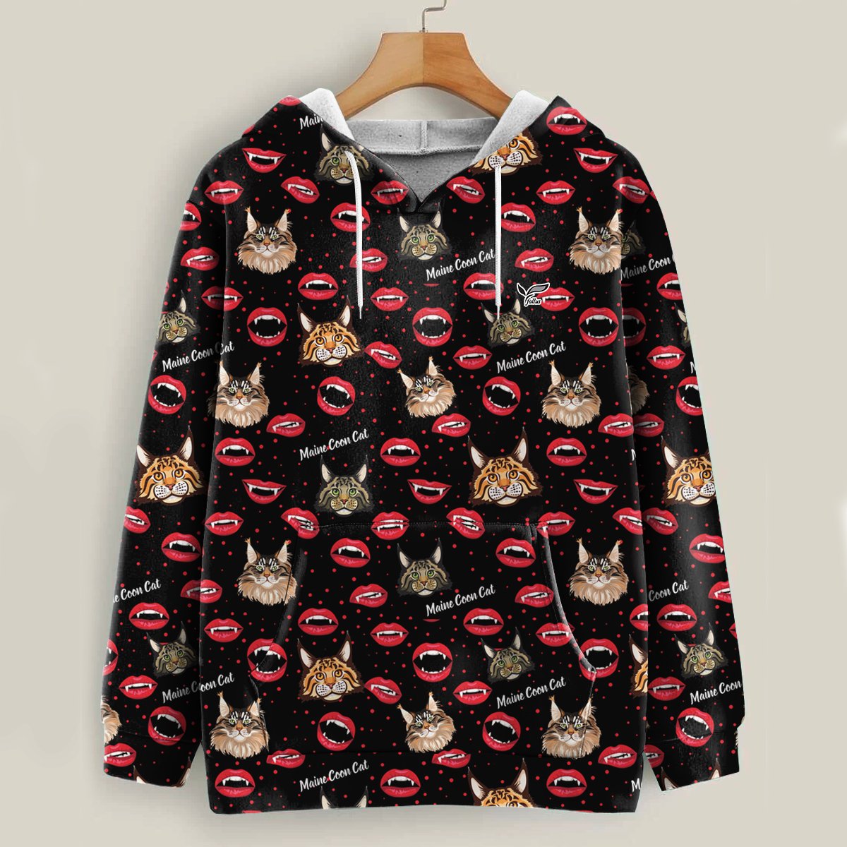 Baby Come Here – Maine Coon Cat Halloween Hoodie