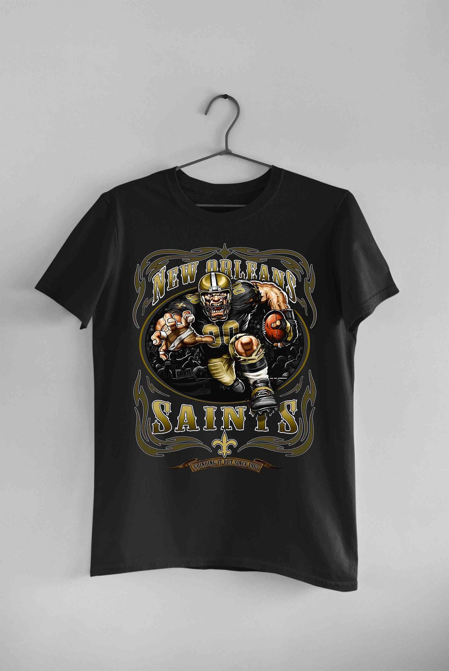 New Orleans Saints Running Back Black T-shirt S-5 2021 New Orleans Saints Football T-shirt Gifts Fan | Gifts For | Gifts For Him