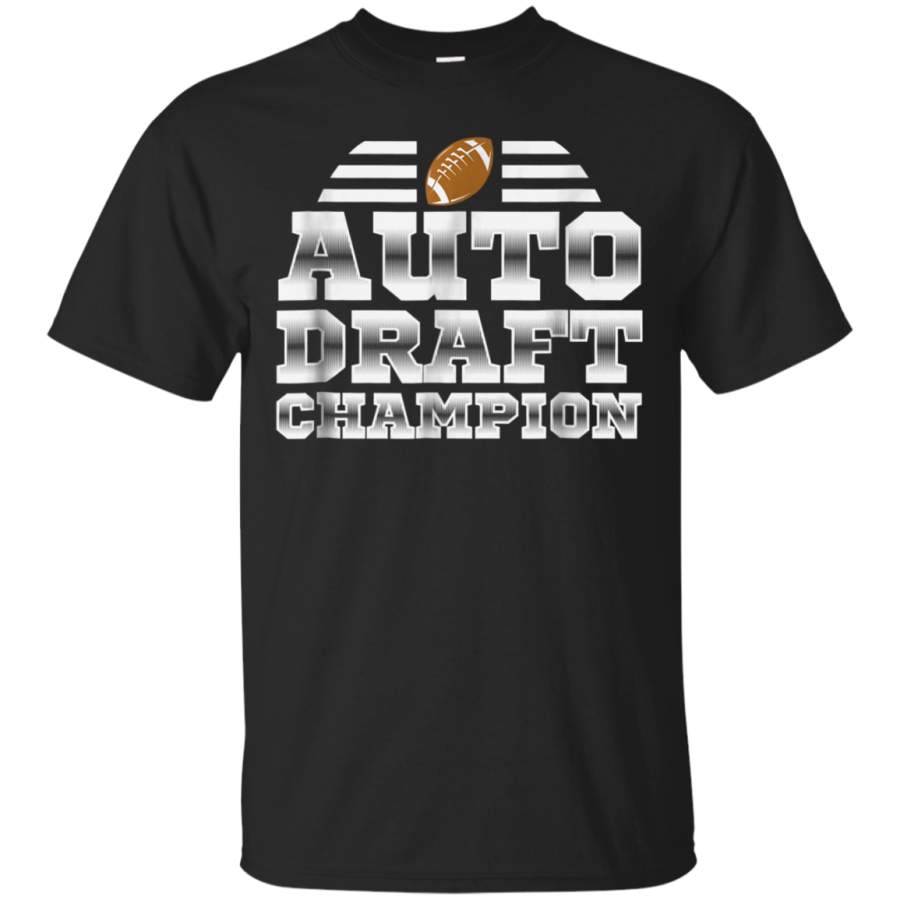 AGR Auto Draft Champion Fantasy Football T Shirt