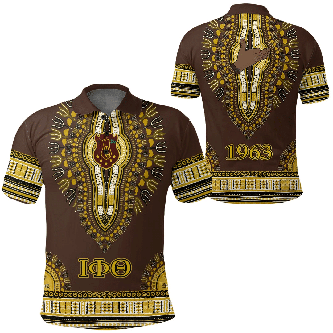 Fraternity Polo – Iota Phi Theta Dashiki Polo Shirts