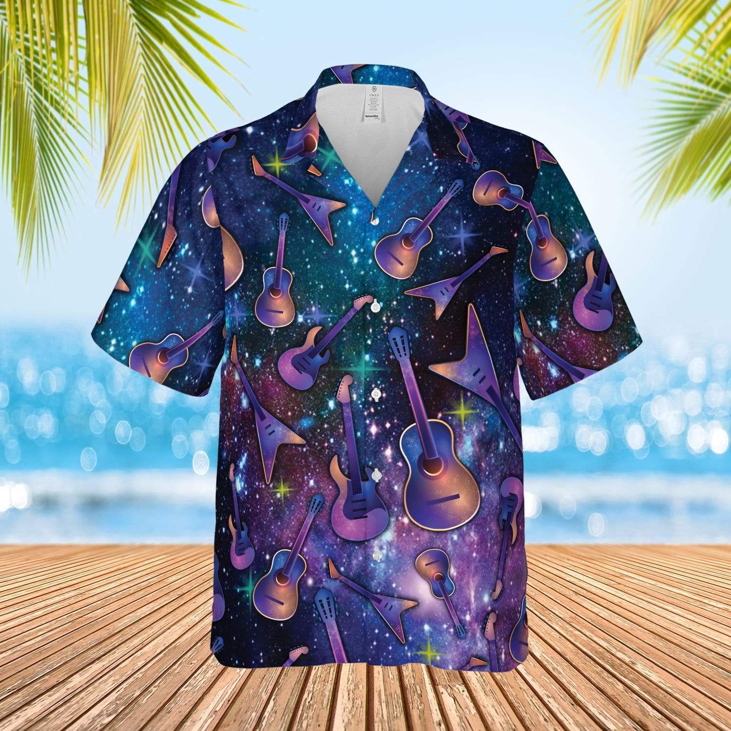 Amazing Galaxy Guitar Aloha Hawaii Shirt For Men Women Ha25356