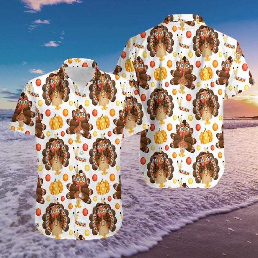 Hawaii Aloha Shirts Native Turkeys Thanksgiving Ha34466