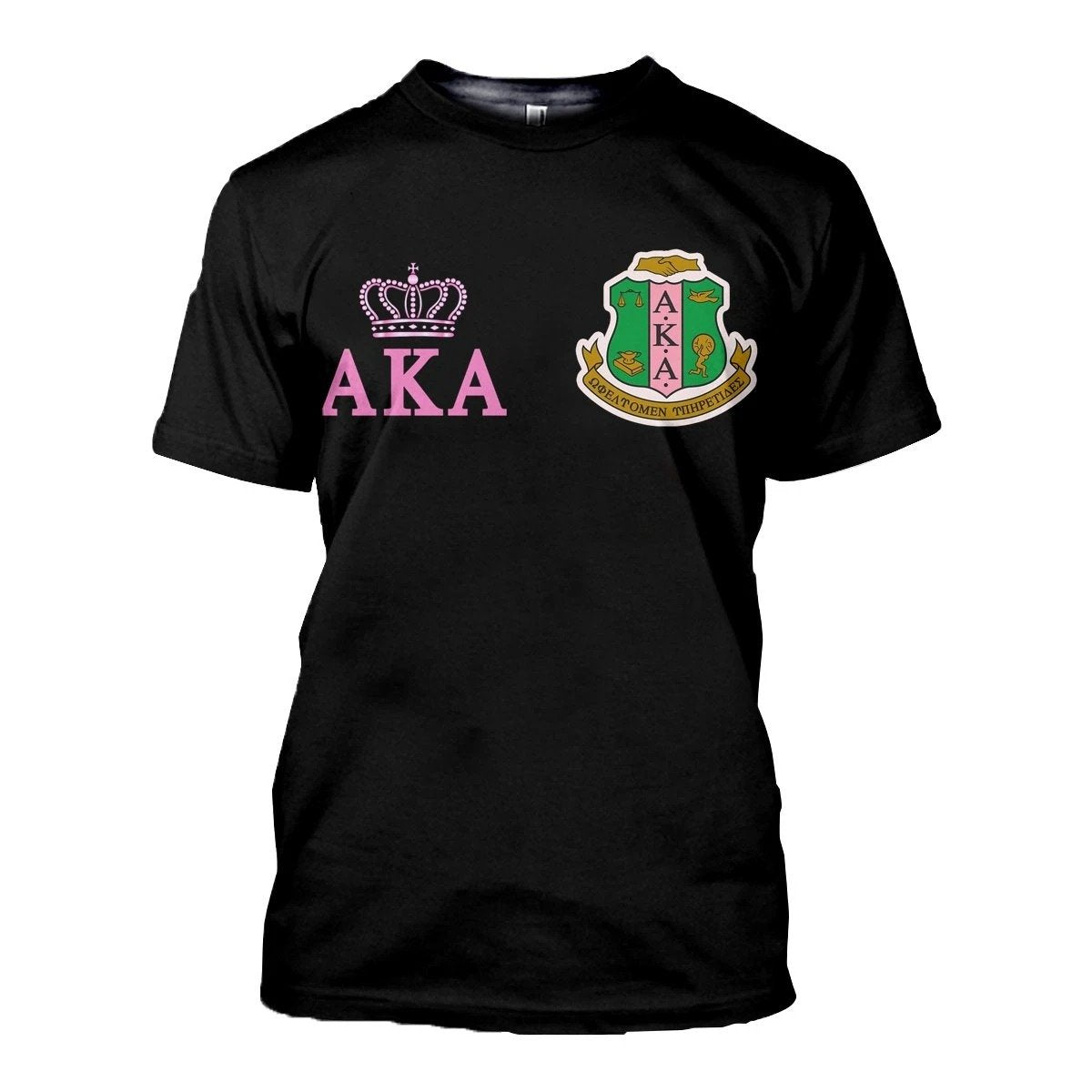 Greeklife T-Shirt – Crown Alpha Kappa Alpha Greeklife T-Shirt