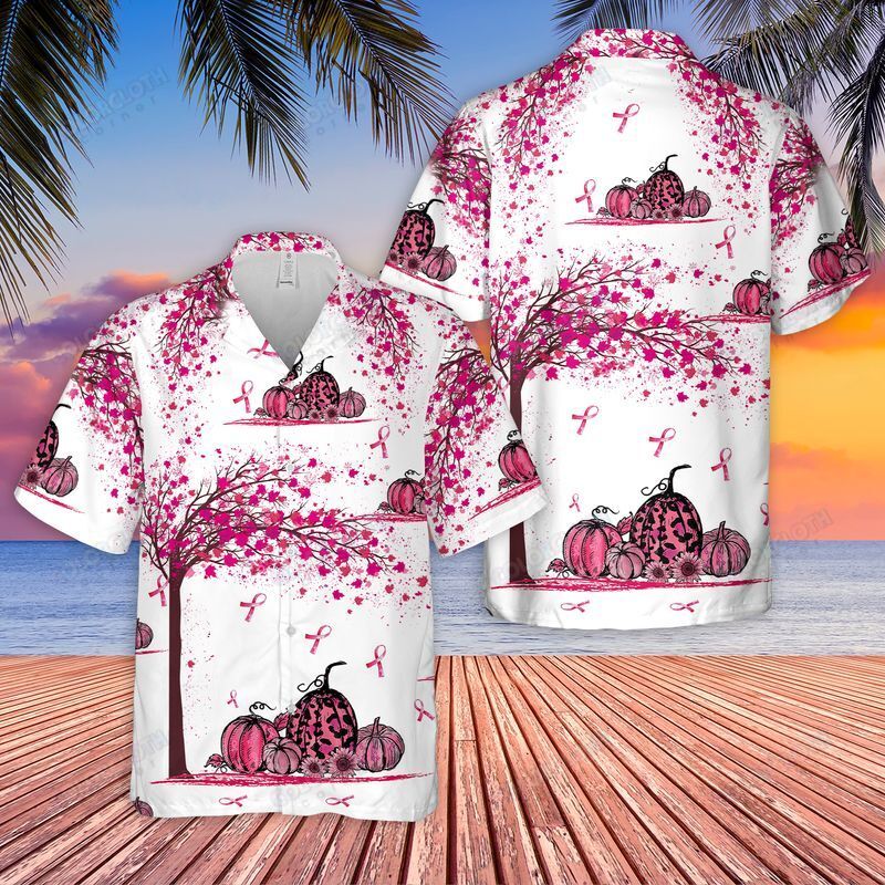 Breast Cancer Shirt – Pink Tree Breast Cancer Hawaiian Shirt