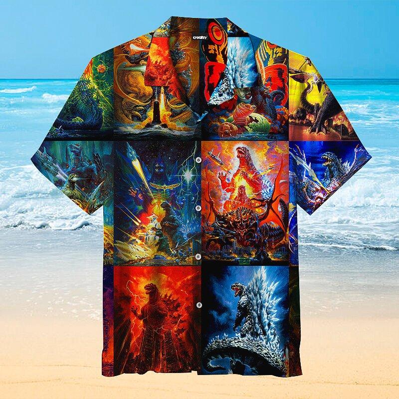 Godzilla Hawaii Shirt Unisex Adult Ha28244