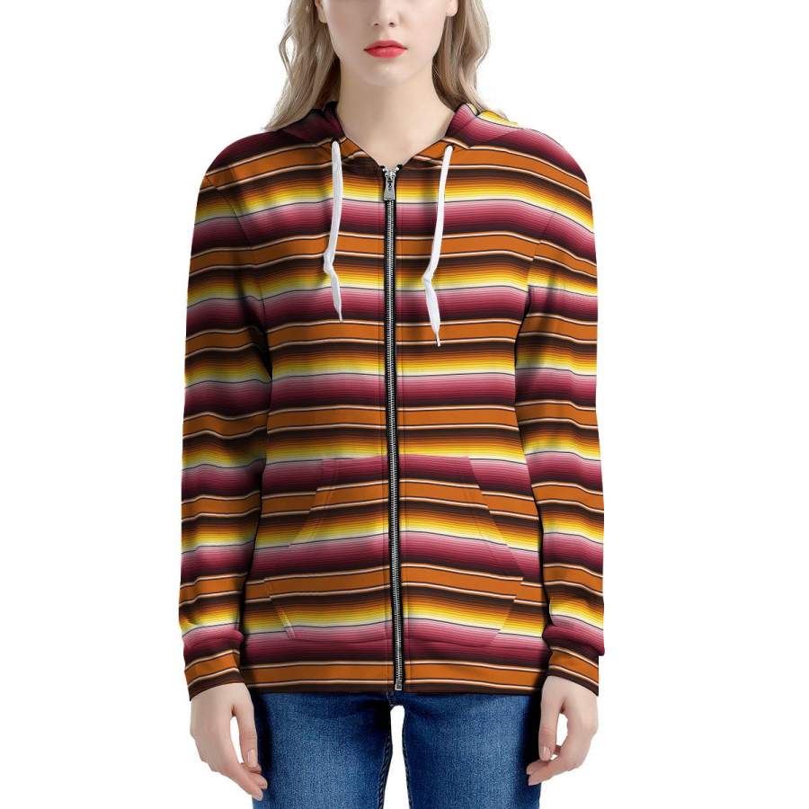 Yellow Mexican Baja Women’s Zip Up Hoodie