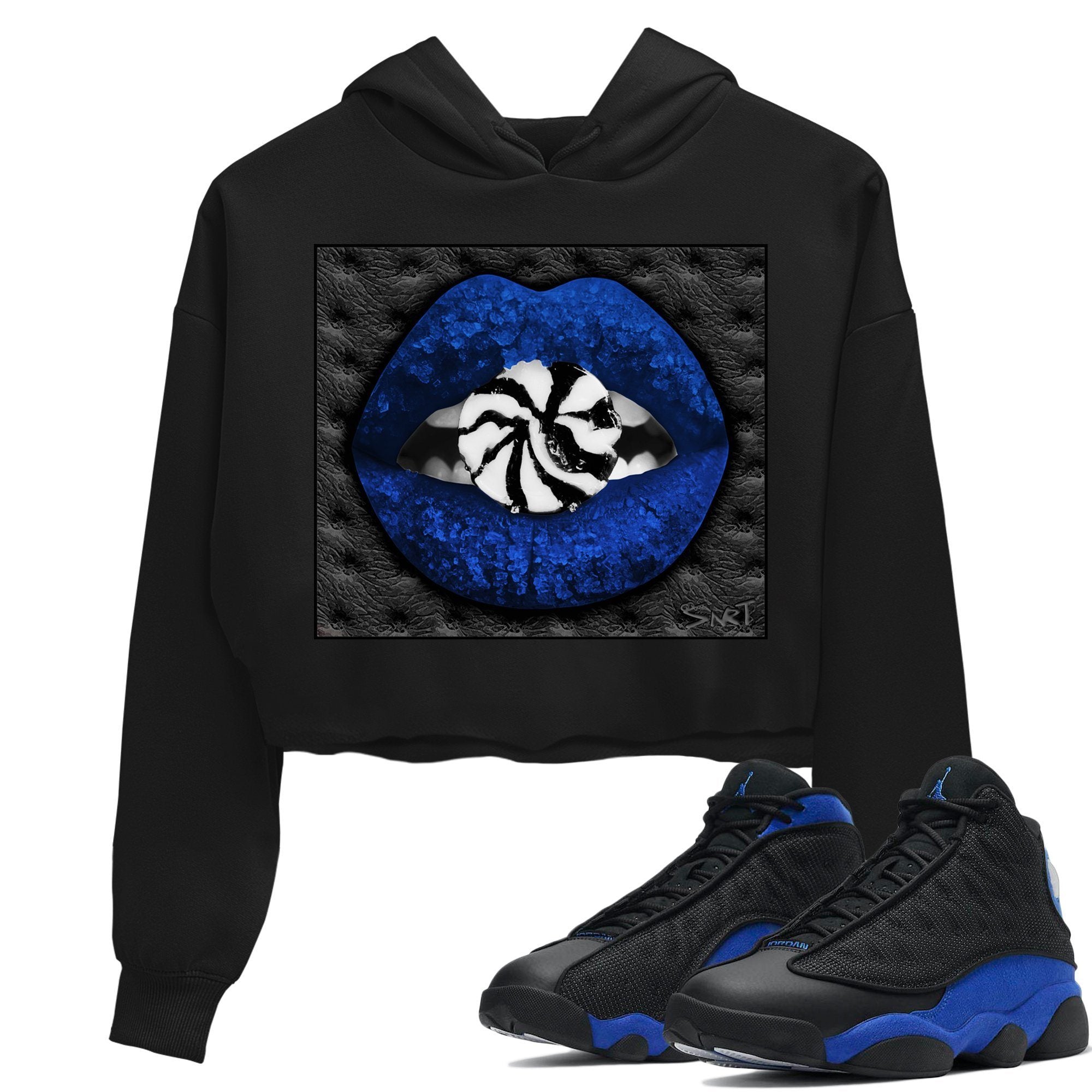 Lips Candy Crop Hoodie – Air Jordan 13 Hyper Royal