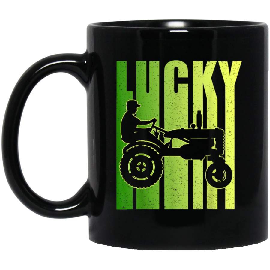 Funny Vintage Lucky Irish Farmer St Patricks Day Gift Mug