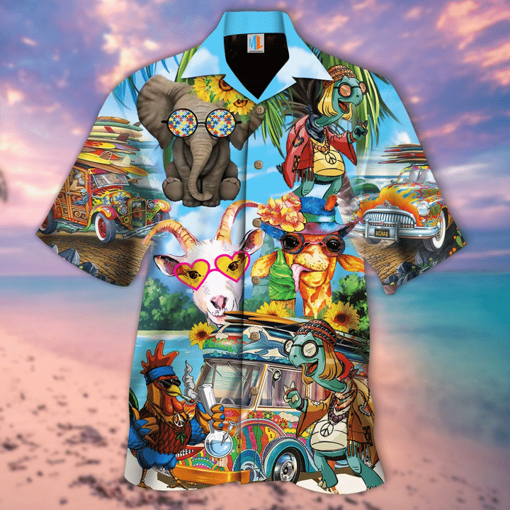 The Sun Hippie Life Hawaii Shirt Unisex Adult Ha92680