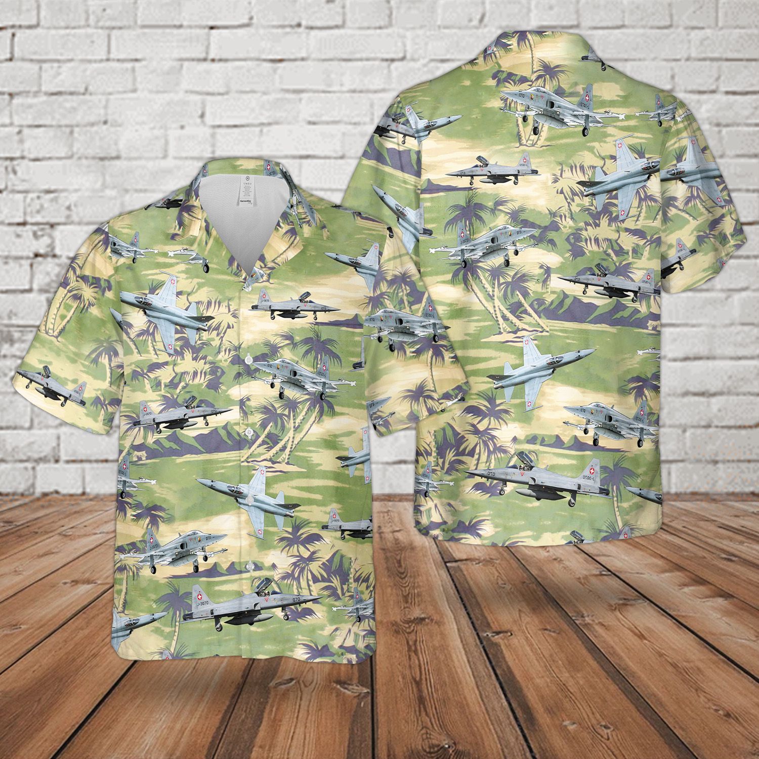 Swiss Armed Forces Northrop Green High Quality Unisex Hawaii Shirt For Men And Women Ha35270