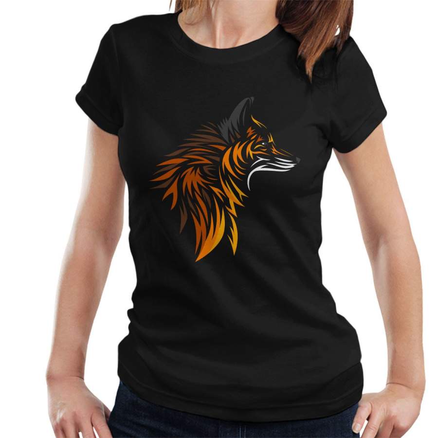 Fox Cutout Print Women’s T-Shirt