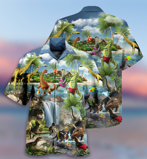 Dinosaur Hawaii Shirt For Men Women Ha40136