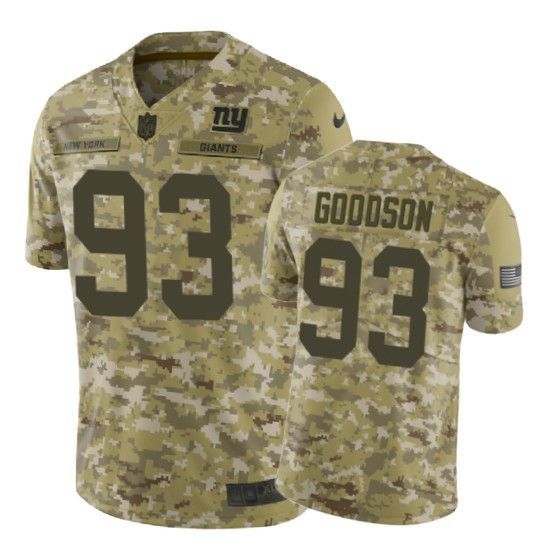 Bj Goodson Jersey NFL Camo New York Giants