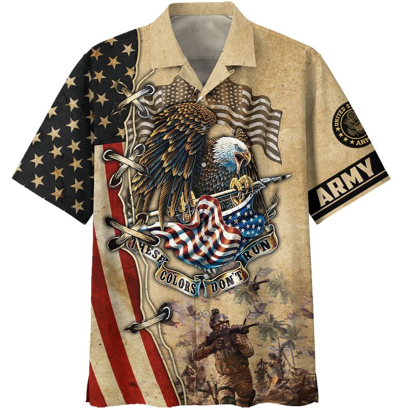 Army Veteran Hawaiian Shirt | Unisex | Adult | Hw5370