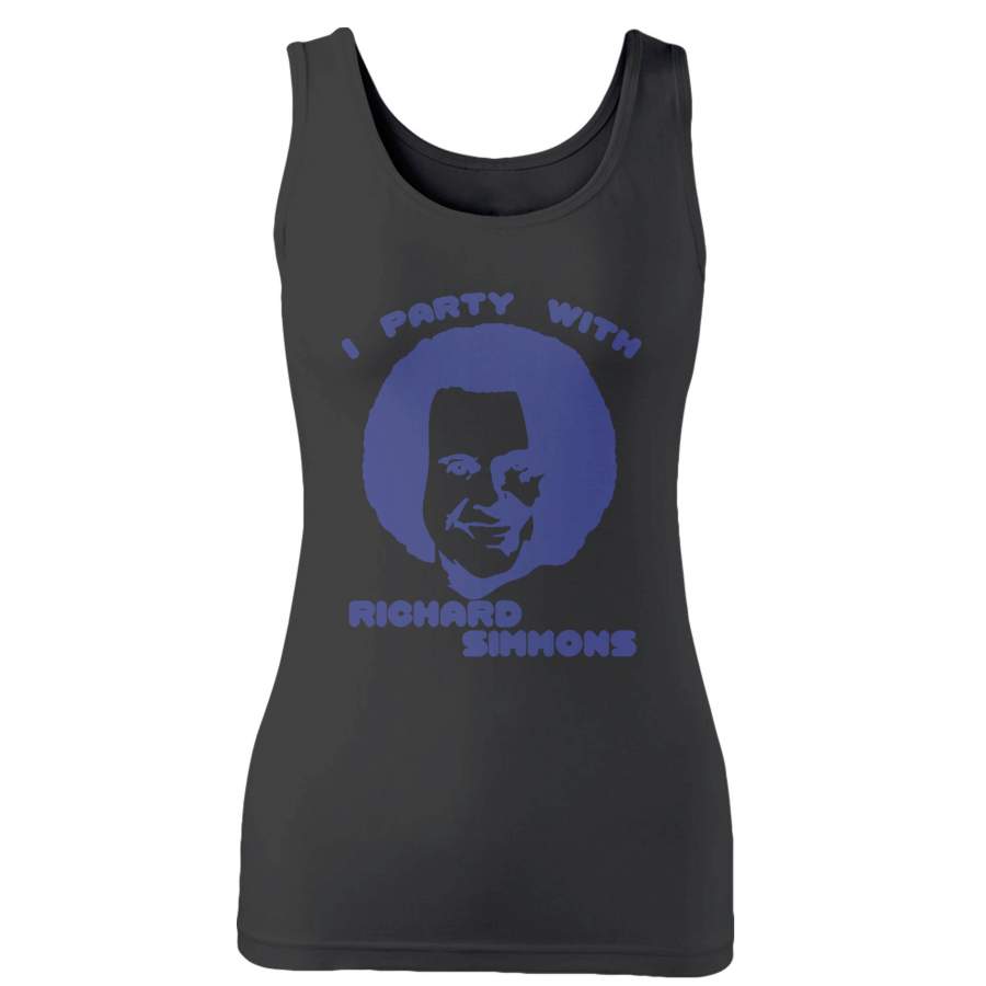 I Party With Richard Simmons Woman’s Tank Top