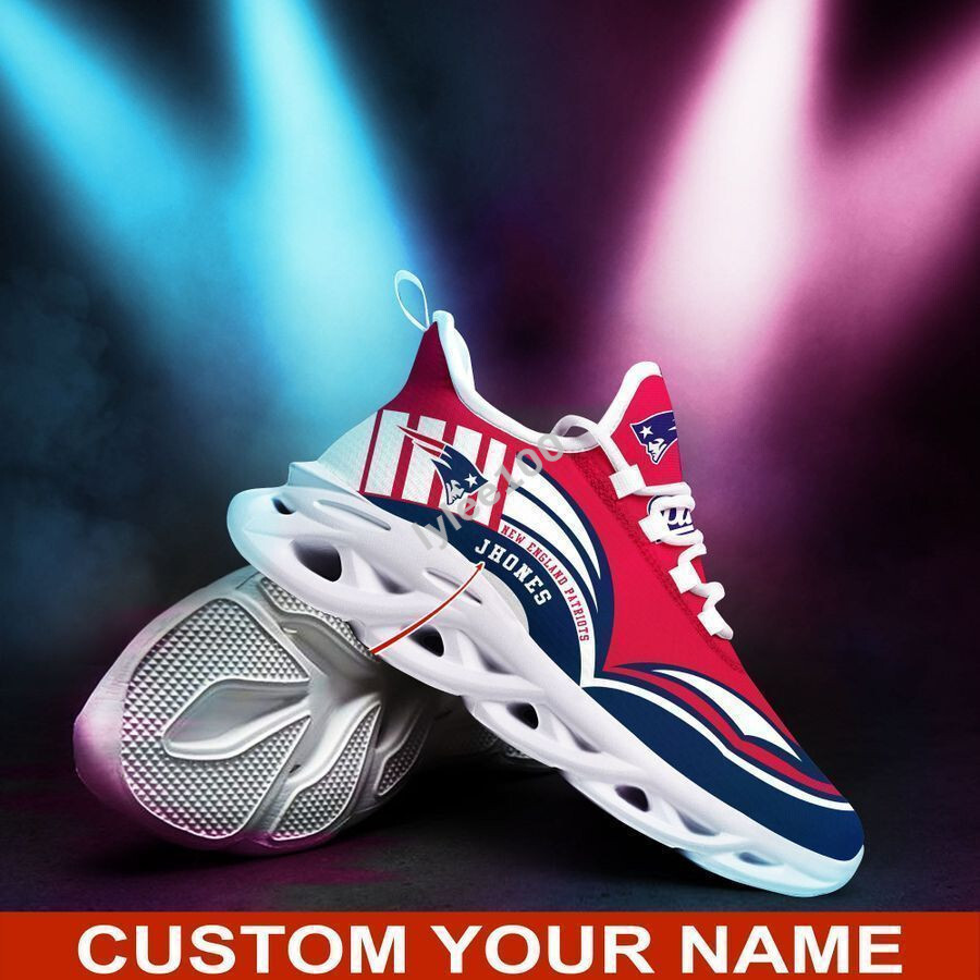 New England Patriots Personalized Max Soul Sneakers, Sports Shoes, Shoes For Men And Women Wh394