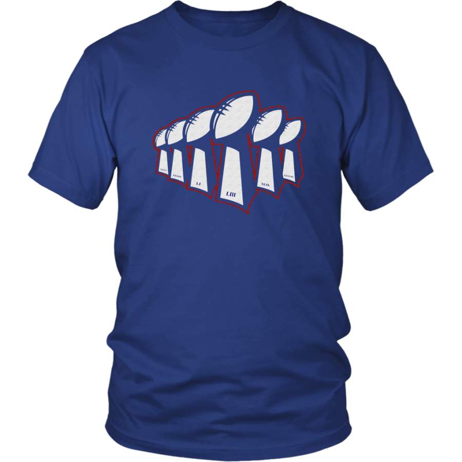 NEW ENGLAND SIX-TIME CHAMPIONS SHIRT – New England Patriots SUPER BOWL LIII CHAMPIONS SHIRT