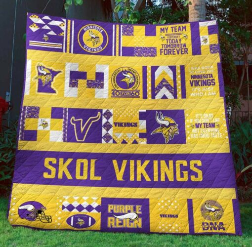 Minnesota Vikings Blanket Quilt B93