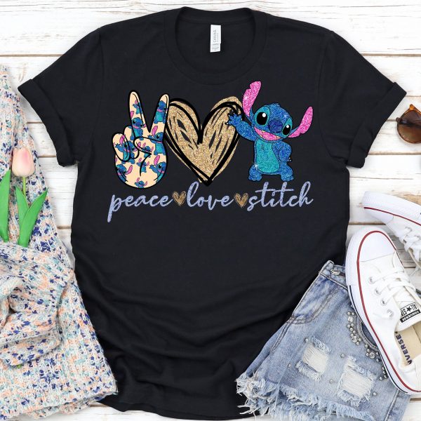 Peace Love Stitch Tee