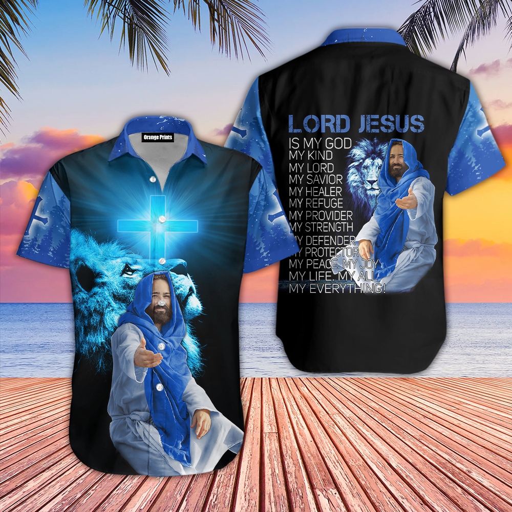 Lord Jesus Is My God Aloha Hawaii Shirts For Men Women Ha57849