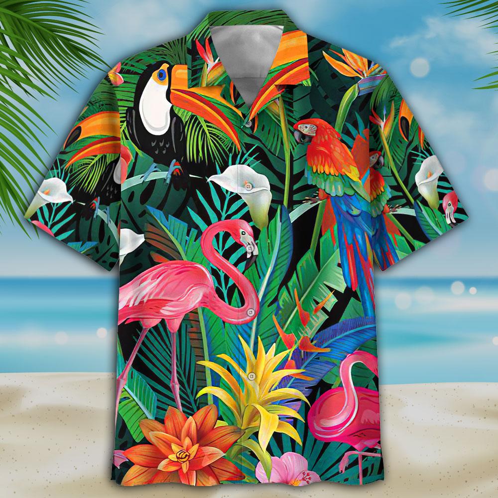 Flamingo Hawaii Shirt Ha61117