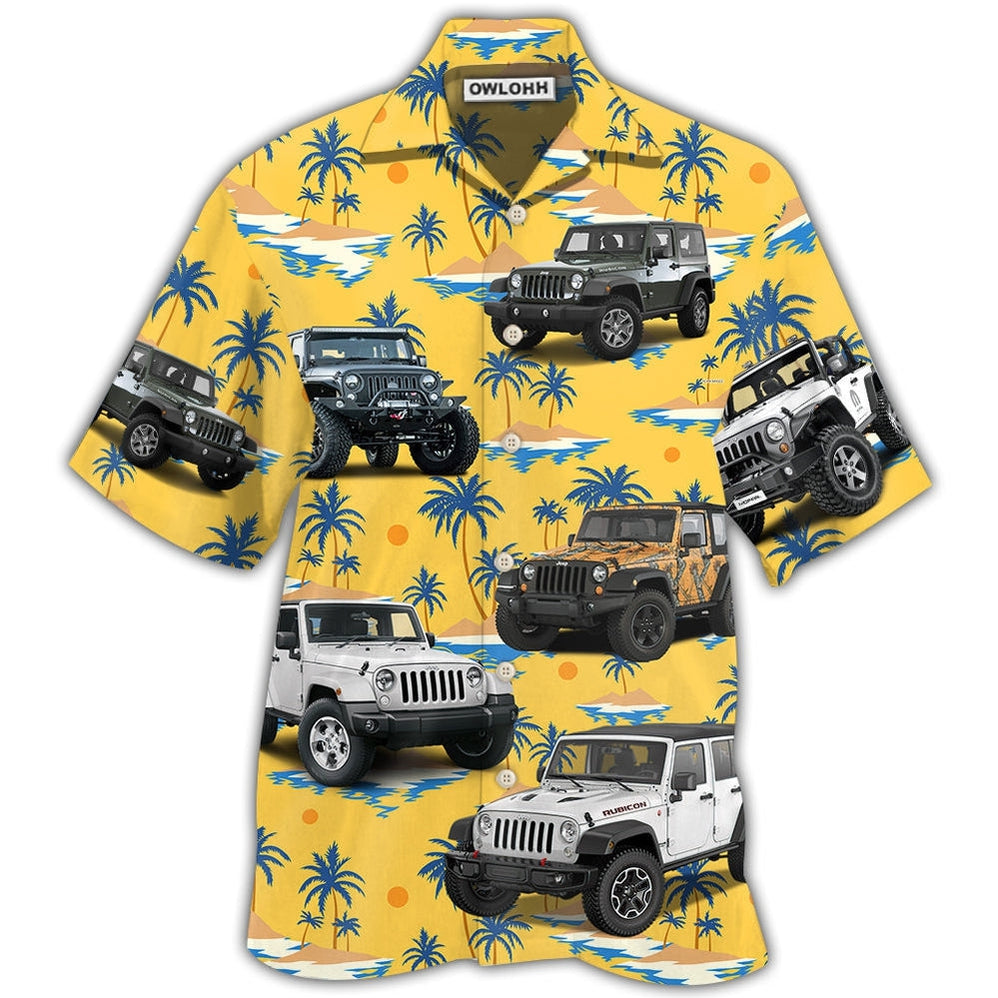 Jeep Stunning Tropical Style Hawaii Shirt Ha9090