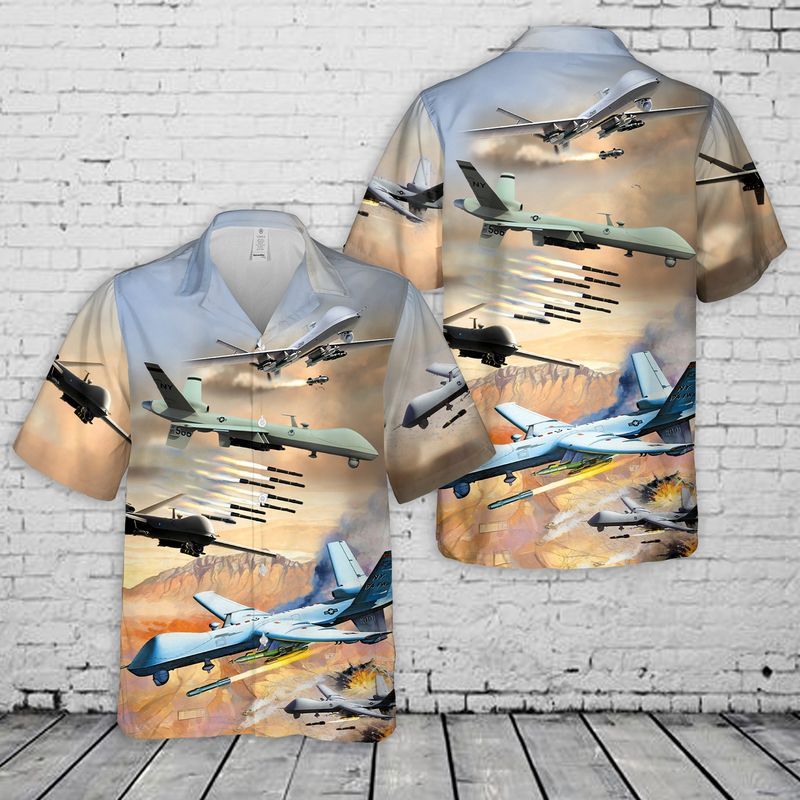 U.S. Air Force Hawaiian Shirt Set | Unisex | Hs1012